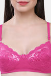Maroon Clothing Double Layered Non Wired Medium Coverage Lace Bra (Pack of 2) - Multicolor — thumbnail 5